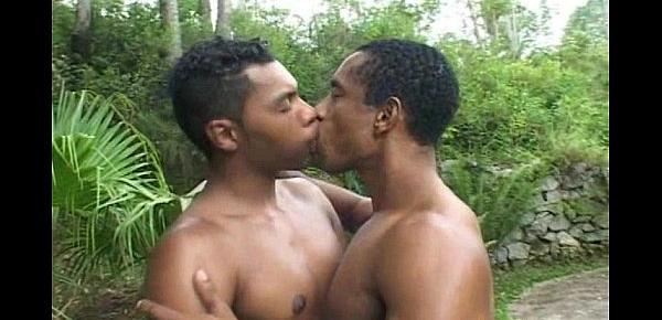  Two Beefy Gay Having Hardcore Sex Outdoor
